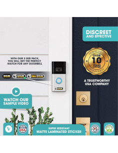 Etiquetas No Llamar Bebé Durmiendo Engraven - 3 Tamaños Impermeables 2