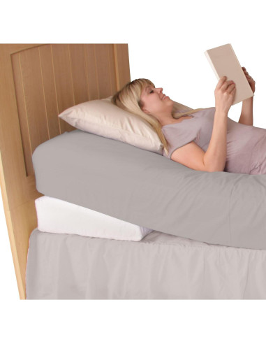 Almohada Elevada Leachco Swankle Cuña Blanca 50.8x63.5 cm