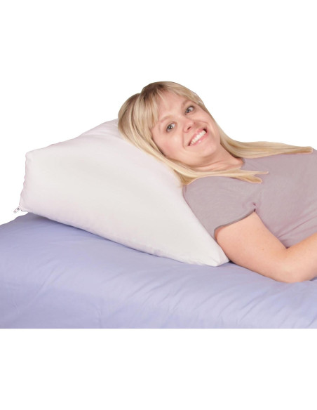 Almohada Elevada Leachco Swankle Cuña Blanca 50.8x63.5 cm