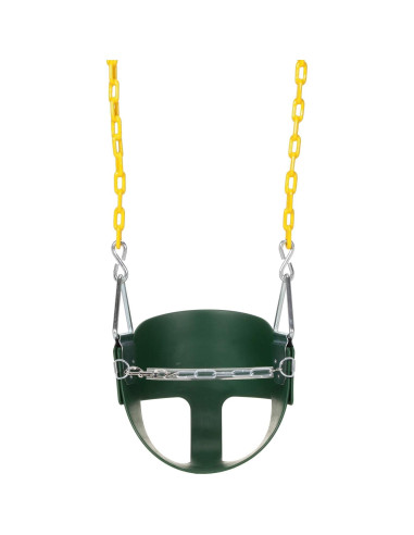 Columpio de medio cubo para niños Eastern Jungle Gym - Verde