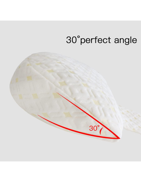 Almohada de Embarazo Lacomfy Doble Cuña Ajustable 64x41cm Almohada de Embarazo Lacomfy Doble Cuña Ajustable 64x41cm