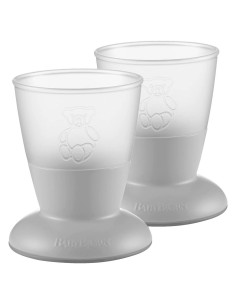 Taza para Bebés BabyBjrn, Paquete de 2, Gris, Apta para Lavavajillas