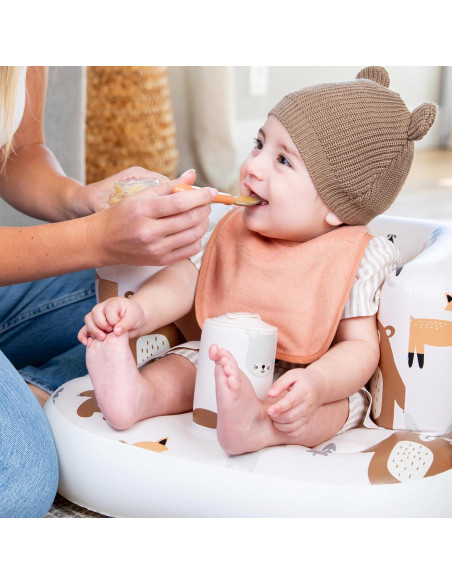 Silla Inflable para Bebé Puff Pod con Arnés y Bomba - 3 a 36 Meses