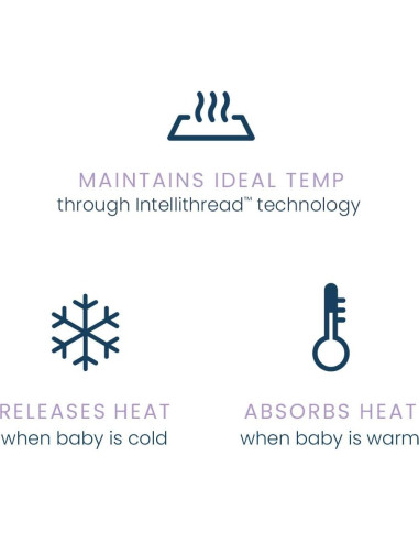 HALO Sleepsack Ideal Temp Manta Bebé TOG 1.0 Gris Grande