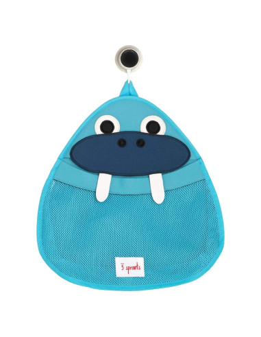 Colgador de Juguetes de Baño 3 Sprouts Morsa - Organizador Espacioso