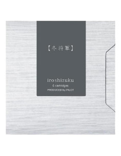 Cartuchos de Tinta Iroshizuku Fuyu-syogun Gris Oscuro 6 Piezas
