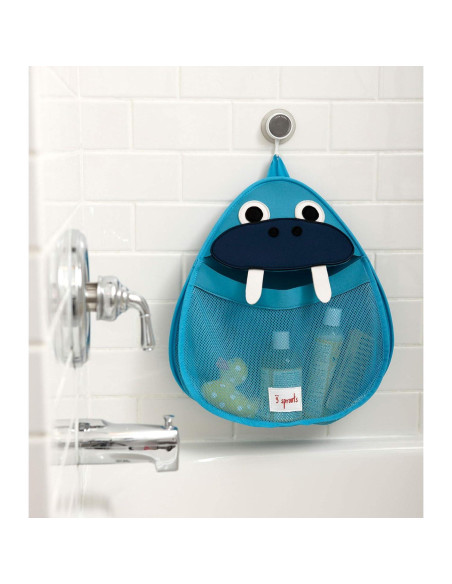 Colgador de Juguetes de Baño 3 Sprouts Morsa - Organizador Espacioso Colgador de Juguetes de Baño 3 Sprouts Morsa - Organizador Espacioso