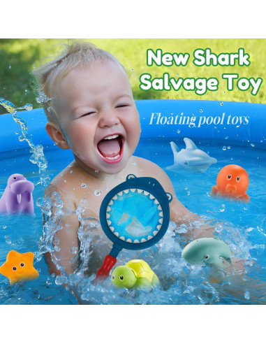 Juguetes de baño OLRMA Animales Marinos Flotantes 6 Piezas