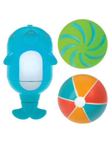 Juguete de Baño Nuby Chorro Delfín con Bolas Splash 10+M
