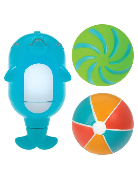 Juguete de Baño Nuby Chorro Delfín con Bolas Splash 10+M