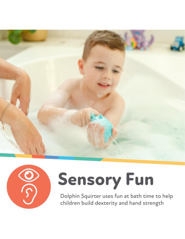 Juguete de Baño Nuby Chorro Delfín con Bolas Splash 10+M