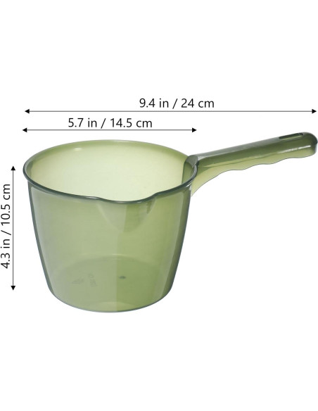 Cucharón de Agua de Plástico Alipis 24x14.5cm para Baño