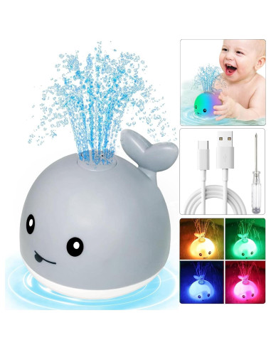Juguete de Baño Ballena TFS TOP-FANS Iluminado 6-12 Meses