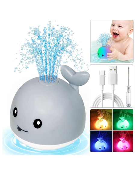 Juguete de Baño Ballena TFS TOP-FANS Iluminado 6-12 Meses