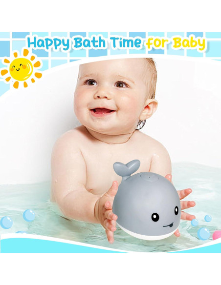 Juguete de Baño Ballena TFS TOP-FANS Iluminado 6-12 Meses