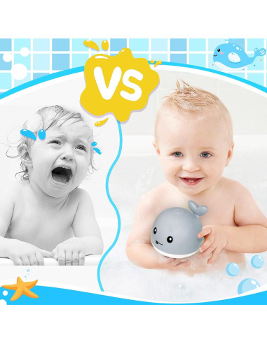 Juguete de Baño Ballena TFS TOP-FANS Iluminado 6-12 Meses