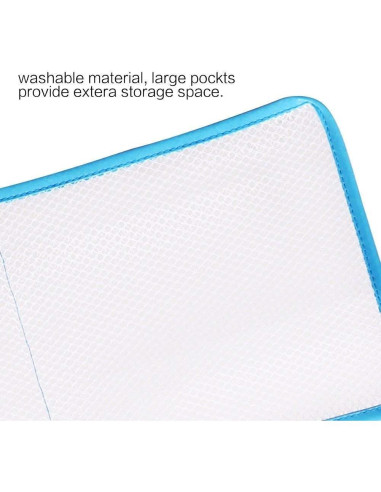 Organizador de Baño de Malla Phying Azul 6 Compartimentos