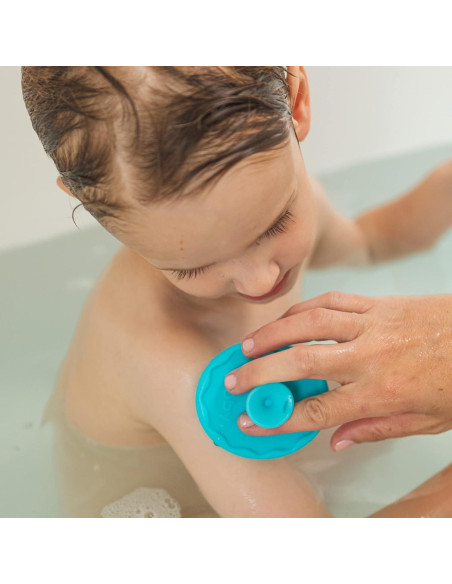 Cepillo de Baño de Silicona Nuby Scrubbies - Paquete de 2 Azul