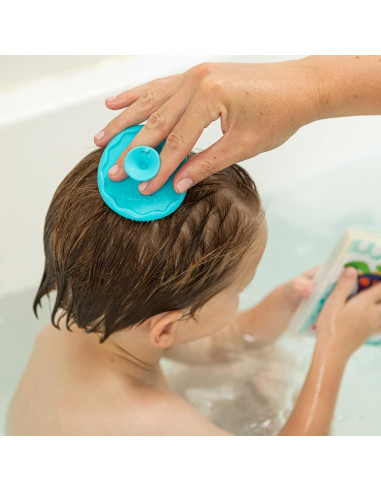 Cepillo de Baño de Silicona Nuby Scrubbies - Paquete de 2 Azul