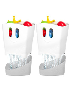 Organizador de Juguetes de Baño Ubbi Gris con Contenedor Secado