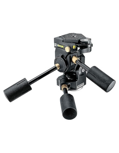 Cabezal de trípode Manfrotto 229 3D Super Pro 12kg liberación rápida