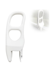 Barra de Seguridad Ajustable FamilyRoots para Bañera, Soporta 150 kg, Antideslizante, Blanca