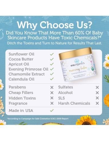 Crema de Caléndula Era Organics para Bebés 56.7g - Hidratante Suave