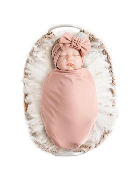 Manta de Recepción para Bebé Niña Konssy Rosa Milenial 81x81cm Manta de Recepción para Bebé Niña Konssy Rosa Milenial 81x81cm