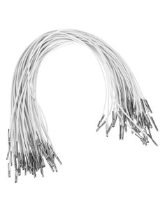 50 Cuerdas Elásticas Heclia de 30 cm con Extremos de Metal