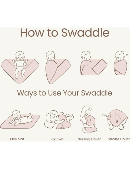 Manta de Recepción para Bebé Niña Konssy Rosa Milenial 81x81cm Manta de Recepción para Bebé Niña Konssy Rosa Milenial 81x81cm