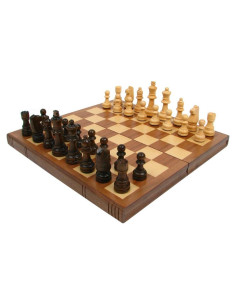 Juego de Ajedrez de Madera Plegable 30.48 cm - Trademark Games