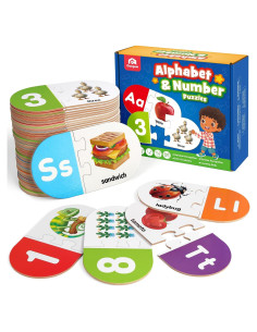 Juego de Emparejamiento del Alfabeto Coogam 36 Piezas Educativo