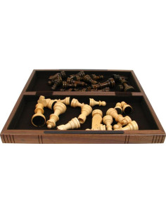 Juego de Ajedrez de Madera Plegable 30.48 cm - Trademark Games 2