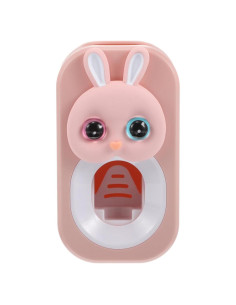 Dispensador de Pasta de Dientes Healeved Rosa Montado en Pared