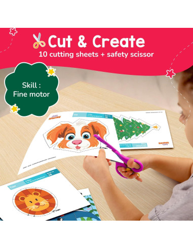 Caja de Actividades Montessori Smartivity 7 en 1 para Niños 3-6 Años