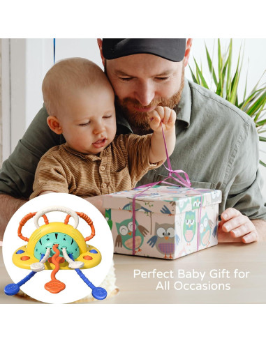 Juguete Sensorial Montessori VoMii con Ventosa para Silla Alta