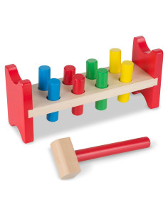Juguete de Madera Golpea-Clavo Melissa & Doug - 28x12cm