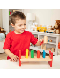 Juguete de Madera Golpea-Clavo Melissa & Doug - 28x12cm 2