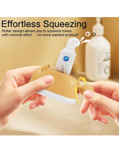 Exprimidor de Pasta de Dientes QiaoLe16 Verde y Amarillo 2PCS 2