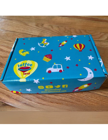 Set de Pintura Vegana Natural Lattooland 4 Colores 2 Oz