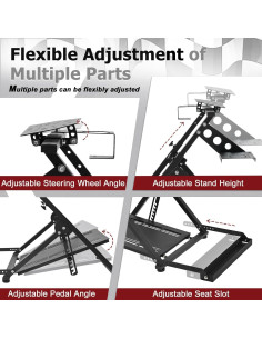Soporte de Volante Plegable Marada G920 Ajustable para Simulador 2