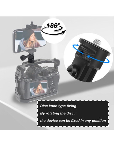 Soporte de trípode para cámara NKSRCP con adaptador 1/4 para GoPro