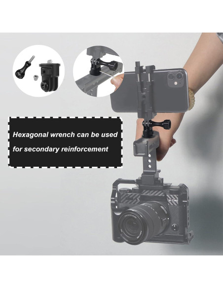 Soporte de trípode para cámara NKSRCP con adaptador 1/4 para GoPro