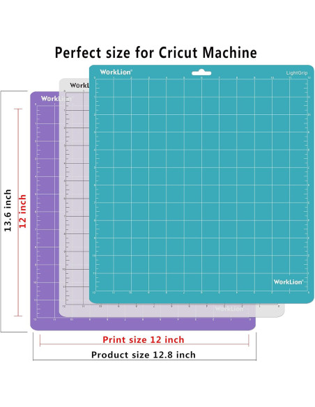 Alfombrilla de corte 30.48x30.48 cm WORKLION - 6 piezas