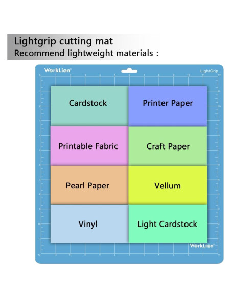 Alfombrilla de corte 30.48x30.48 cm WORKLION - 6 piezas