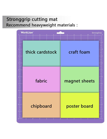 Alfombrilla de corte 30.48x30.48 cm WORKLION - 6 piezas