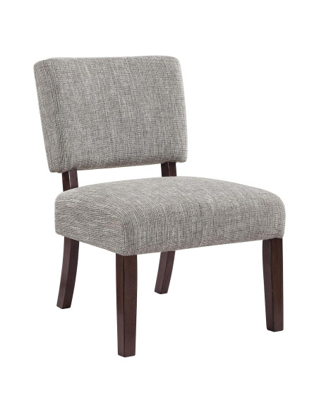 Silla de Acento Jasmine Office Star - Moderno Medio Siglo, Tela Tweed Carbón