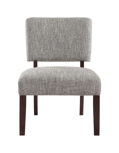 Silla de Acento Jasmine Office Star - Moderno Medio Siglo, Tela Tweed Carbón