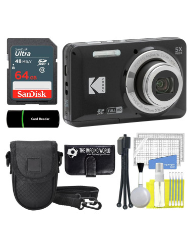 Cámara Digital Kodak PIXPRO FZ55 16MP Zoom 5x 28mm Full HD