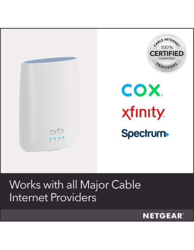 Módem por Cable Netgear Orbi CBR40 + Enrutador WiFi AC2200
